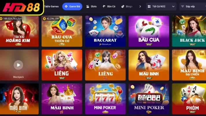 Game Bài - Tận hưởng trò chơi bài đa dạng, tỷ lệ hoàn tiền cao