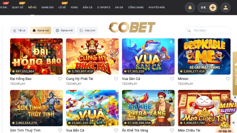 Giới thiệu khái quát về nhà cái COBET