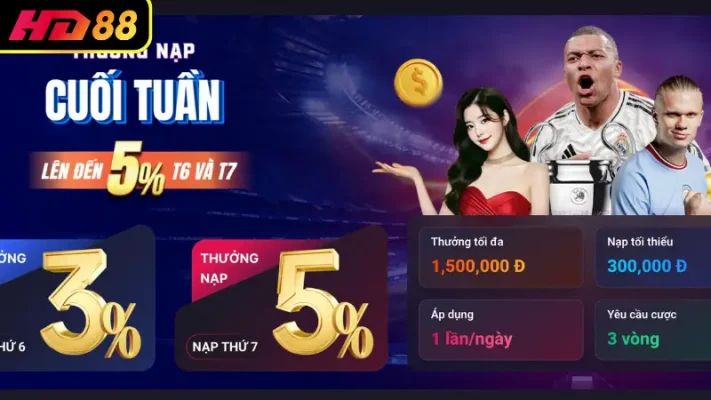 Tỷ lệ kèo cao hơn trung bình và hoàn trả thưởng hấp dẫn